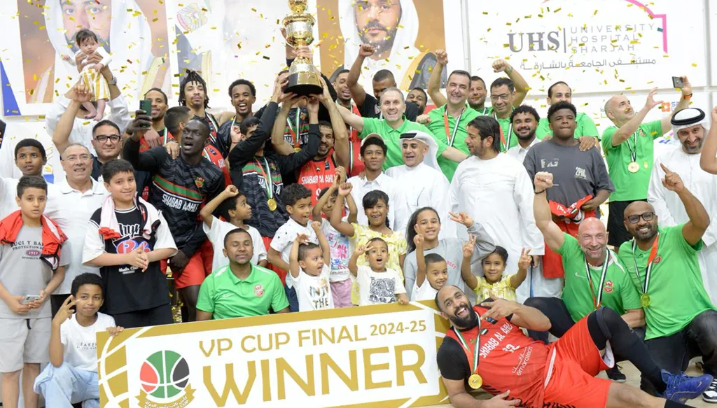 شباب الأهلي يتوج بلقب كأس نائب رئيس الإمارات لكرة السلة