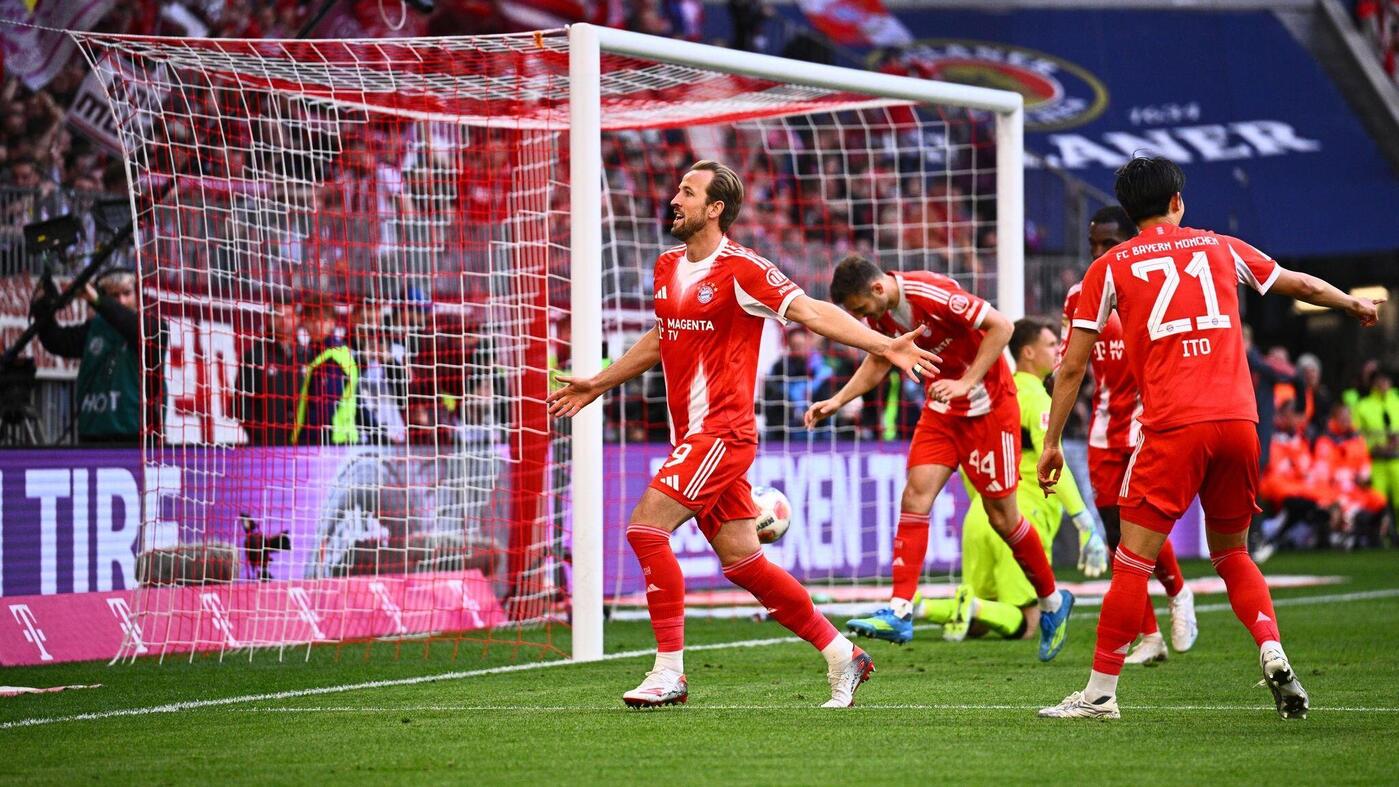 سجل الفريق البافاري أكثر من 100 هدف هذا الموسم. (وكالات)