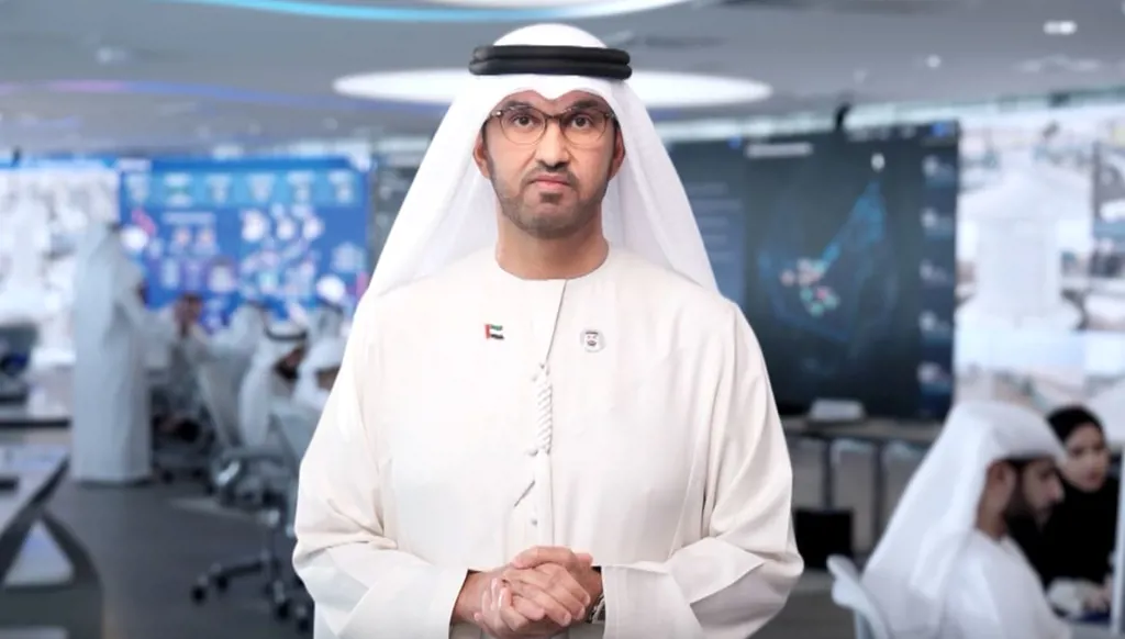 سلطان أحمد الجابر، رئيس شركة بترول أبوظبي الوطنية ورئيس مجلس إدارة شركة مصدر (وام)