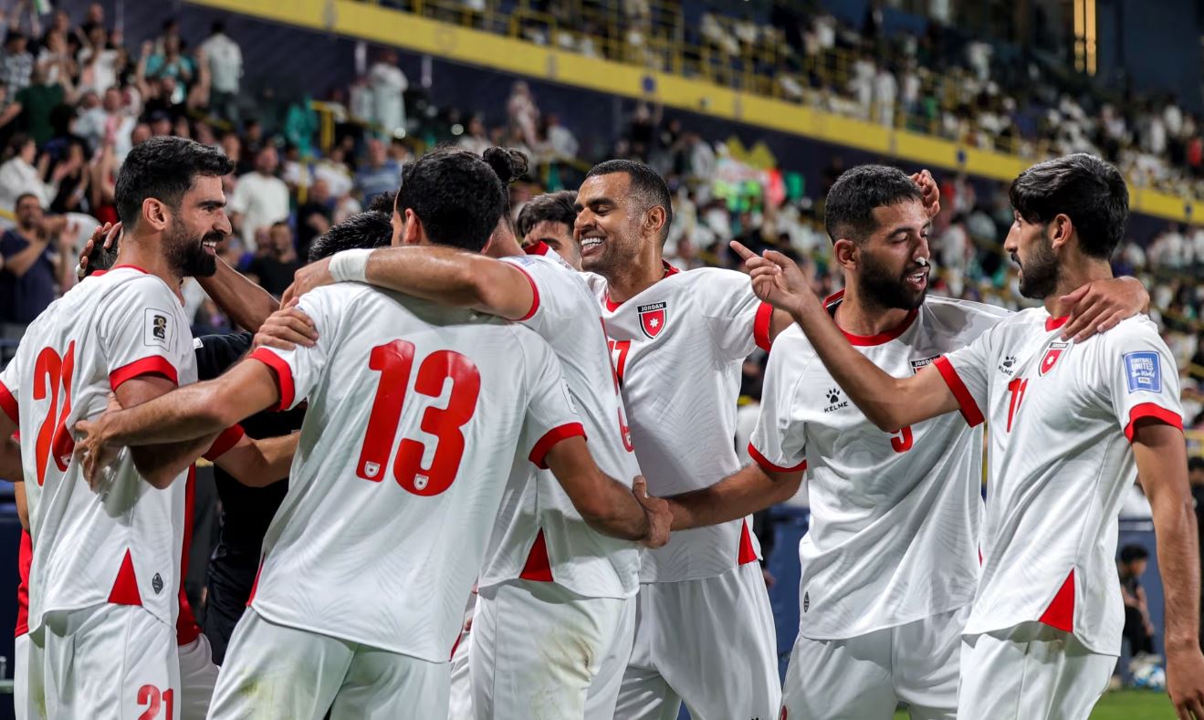 لاعبو منتخب الأردن. (وكالات)