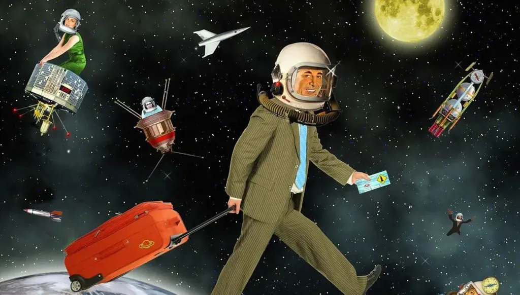 السائح في الفضاء: مغامر يتجاوز حدود الكون