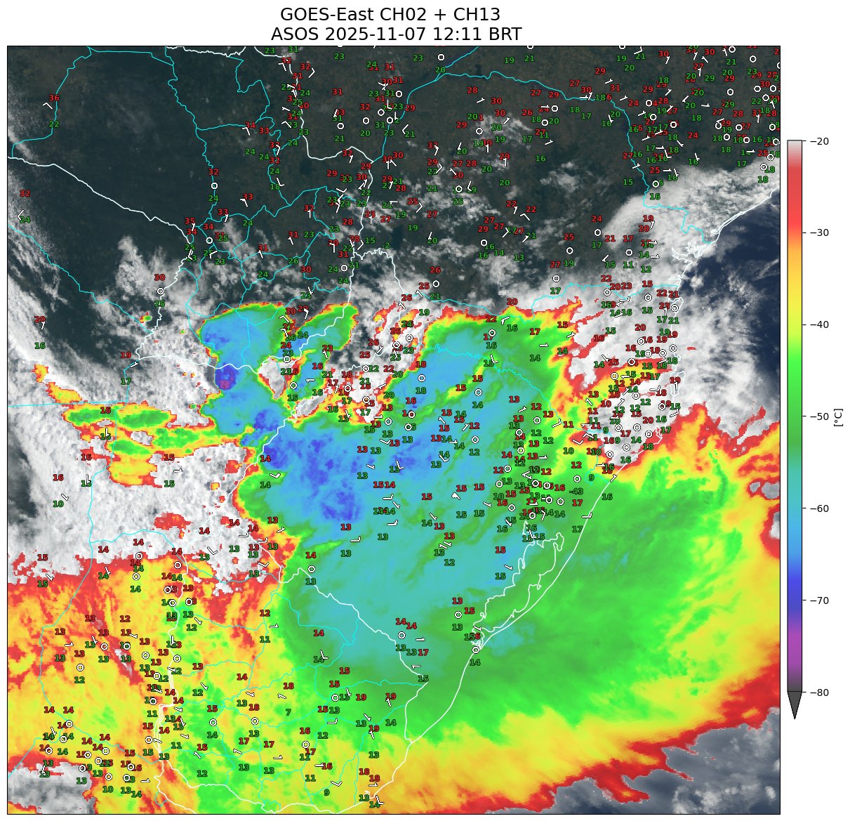أبقى المعهد الوطني للأرصاد في البرازيل على التحذير من ‏خطر عاصفة (أكس)‏