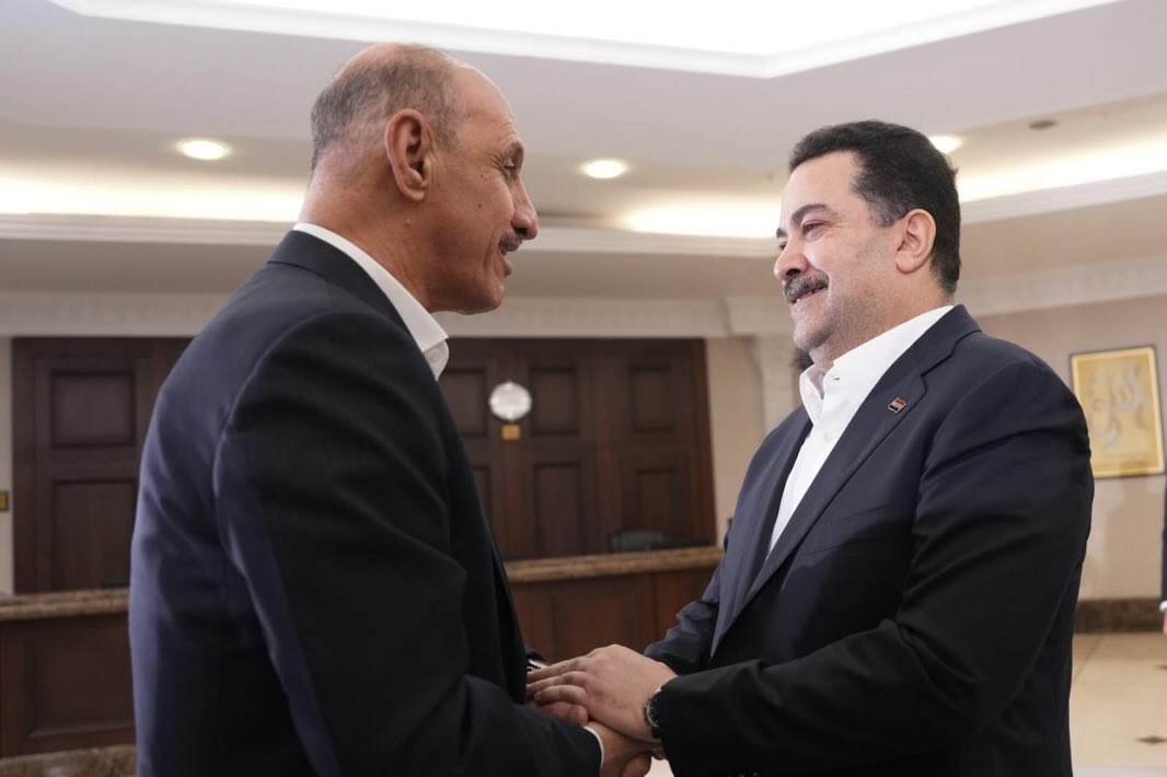 من استقبال رئيس الوزراء العراقي لطاقم المنتخب في بغداد. (إنستغرام)