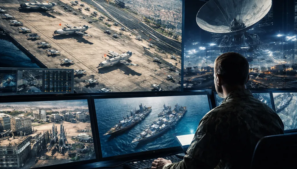 عين من الفضاء: الذكاء الاصطناعي يكشف انتشار القوات الأميركية في الشرق الأوسط