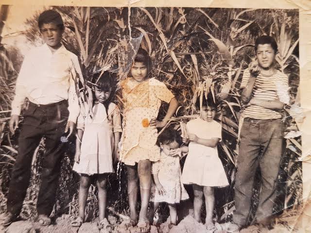صورة لرشيد طه عندما كان طفلاً.