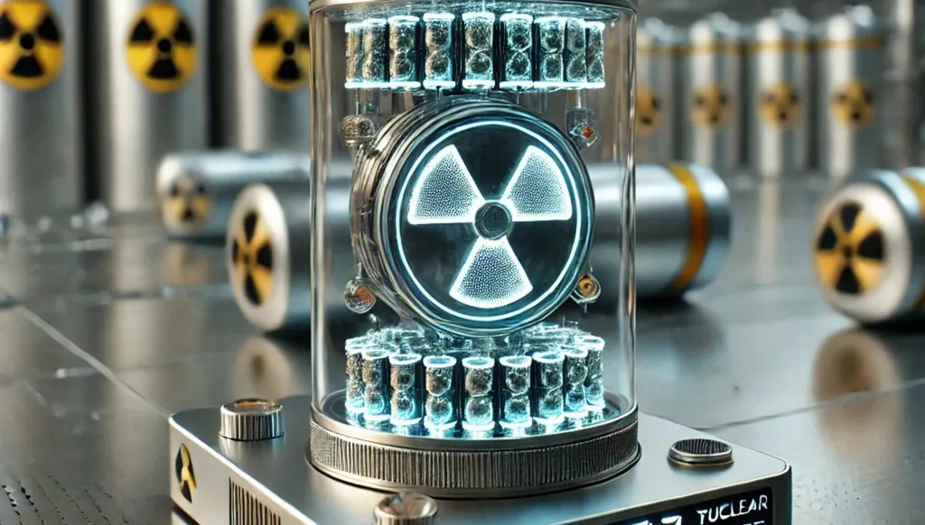 بطارية نووية مبتكرة: طاقة نظيفة من قلب النفايات المشعة