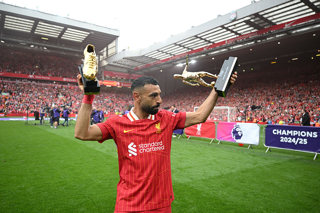 النجم المصري محمد صلاح. (إكس)