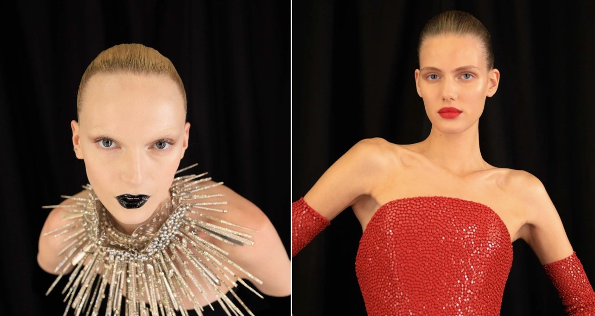 مكياج سكيارباريللي لشتاء 2026 جريء وجذاب (إنستغرام)