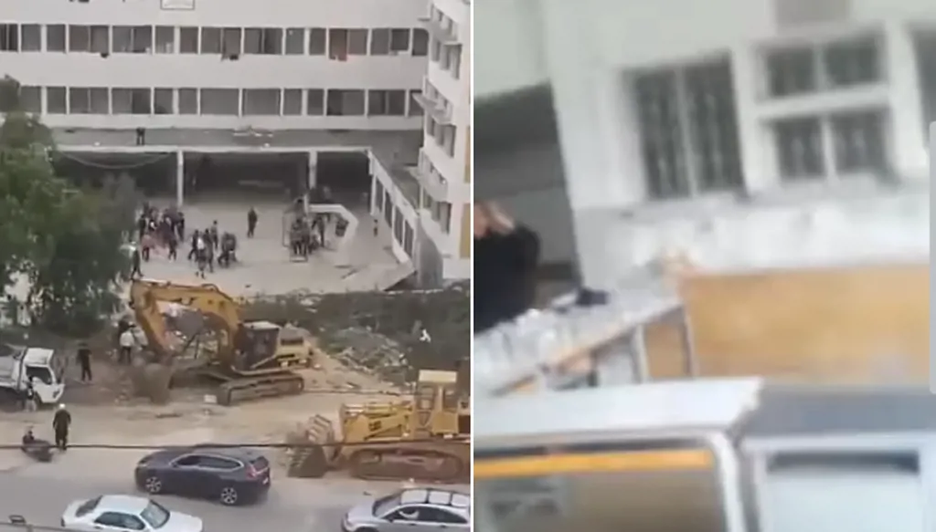 إشكال بين النازحين في ثانوية عاليه... والبلدية توضح (فيديو)