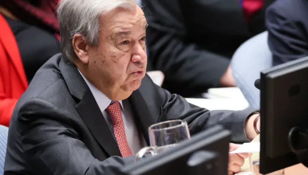 غوتيريش: وجود إسرائيل شمالي الخط الأزرق يقوض جهود بسط لبنان سلطته