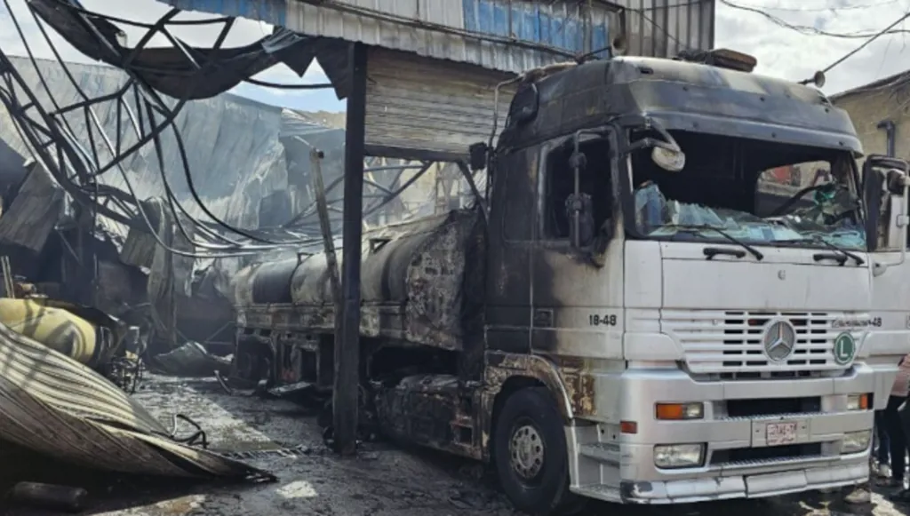 انفجار "وقود" ضخم في دوما السورية... هل من خلافات بين جماعة جيش الاسلام؟ (فيديو)