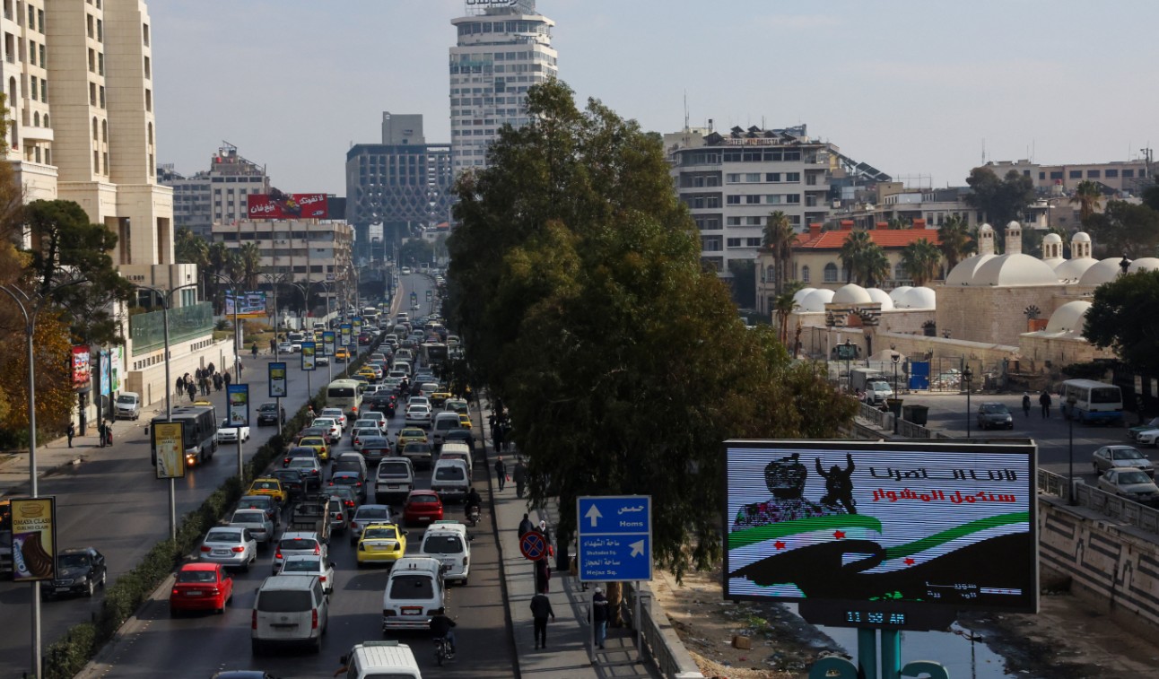 مشهد عام من مدينة دمشق (رويترز)