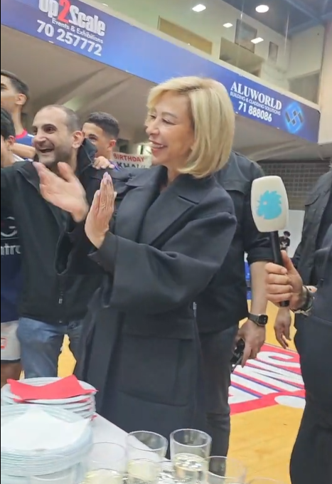 عون تحتفل بعيد ابنها خليل