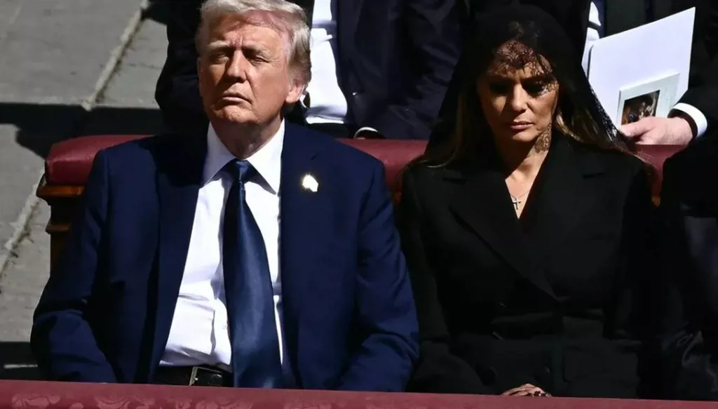 في جنازة البابا... وعد من ترامب لميلانيا