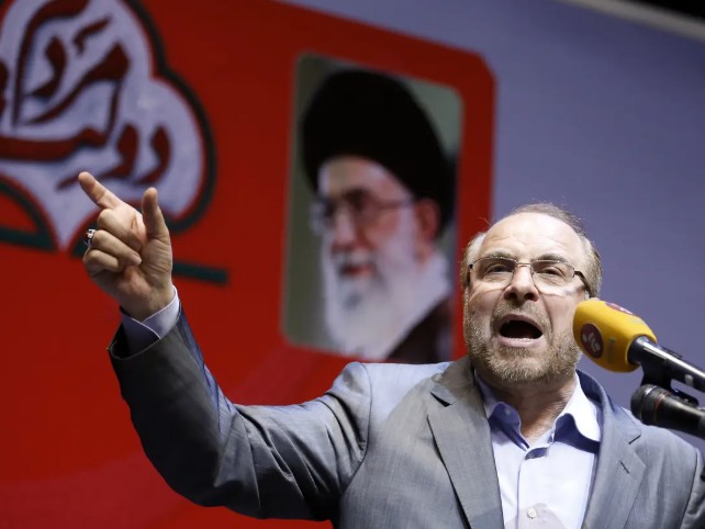 رئيس البرلمان الإيراني محمد باقر قاليباف (وكالات)