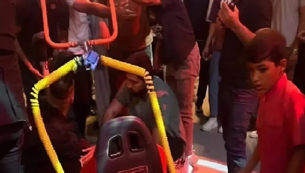 سقط من عربة التلفريك... وهذه حالته (فيديو)