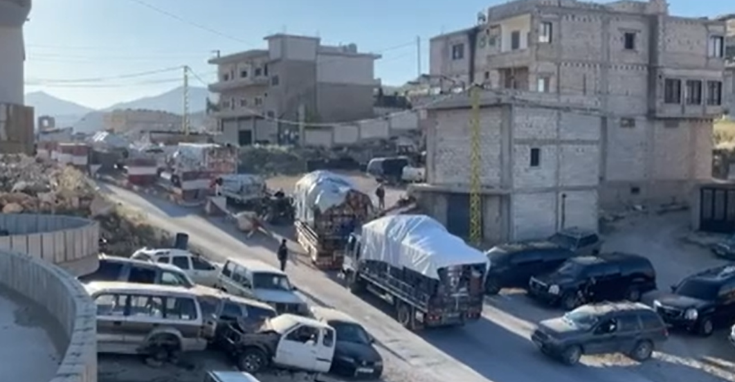 نازحون يغادرون الى سوريا (لينا اسماعيل)