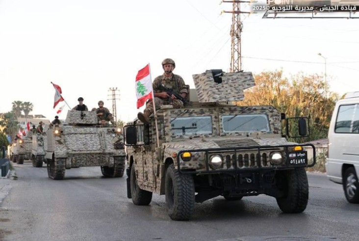 دورية للجيش اللبناني في الجنوب (مديرية التوجيه)