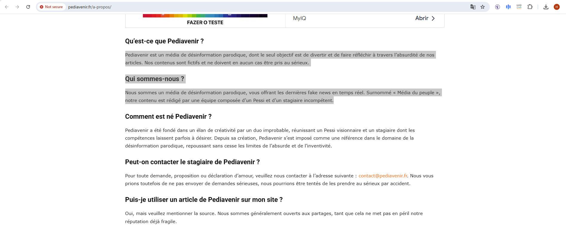 التعريف بموقع Pediavenir 