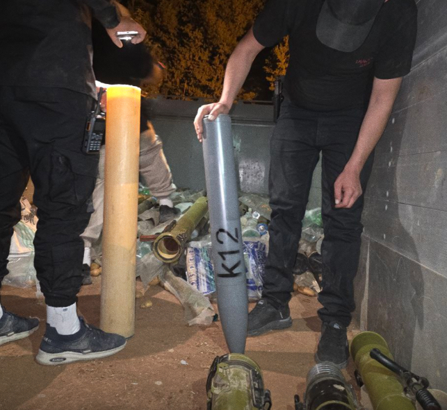 صورة للأسلحة (إعلام سوري).