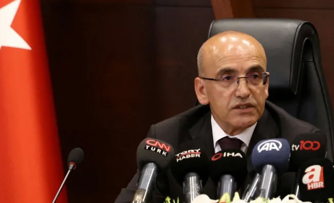 وزير المالية التركي محمد شيمشك (وكالات)