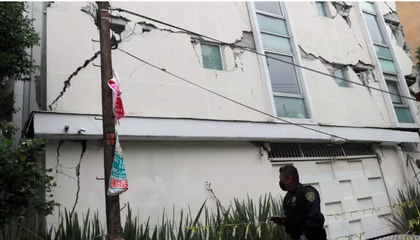 صورة أرشيفية لزلزال سابق ضرب المكسيك 