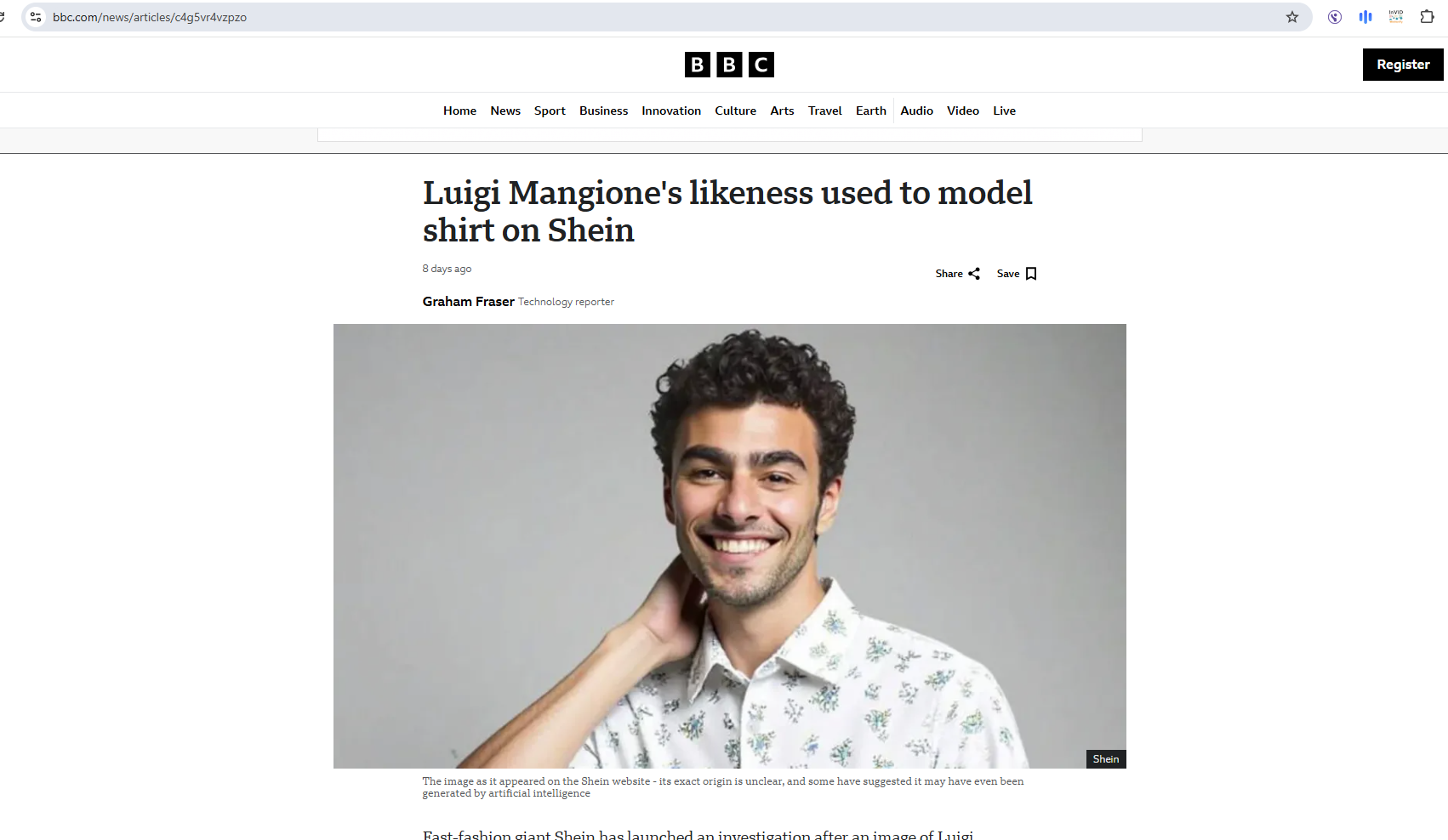 الصورة منشورة في موقع بي بي سي (3 ايلول 2025)