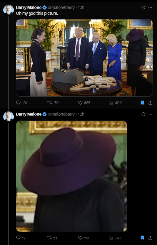 الصورة المتداولة في اكس 