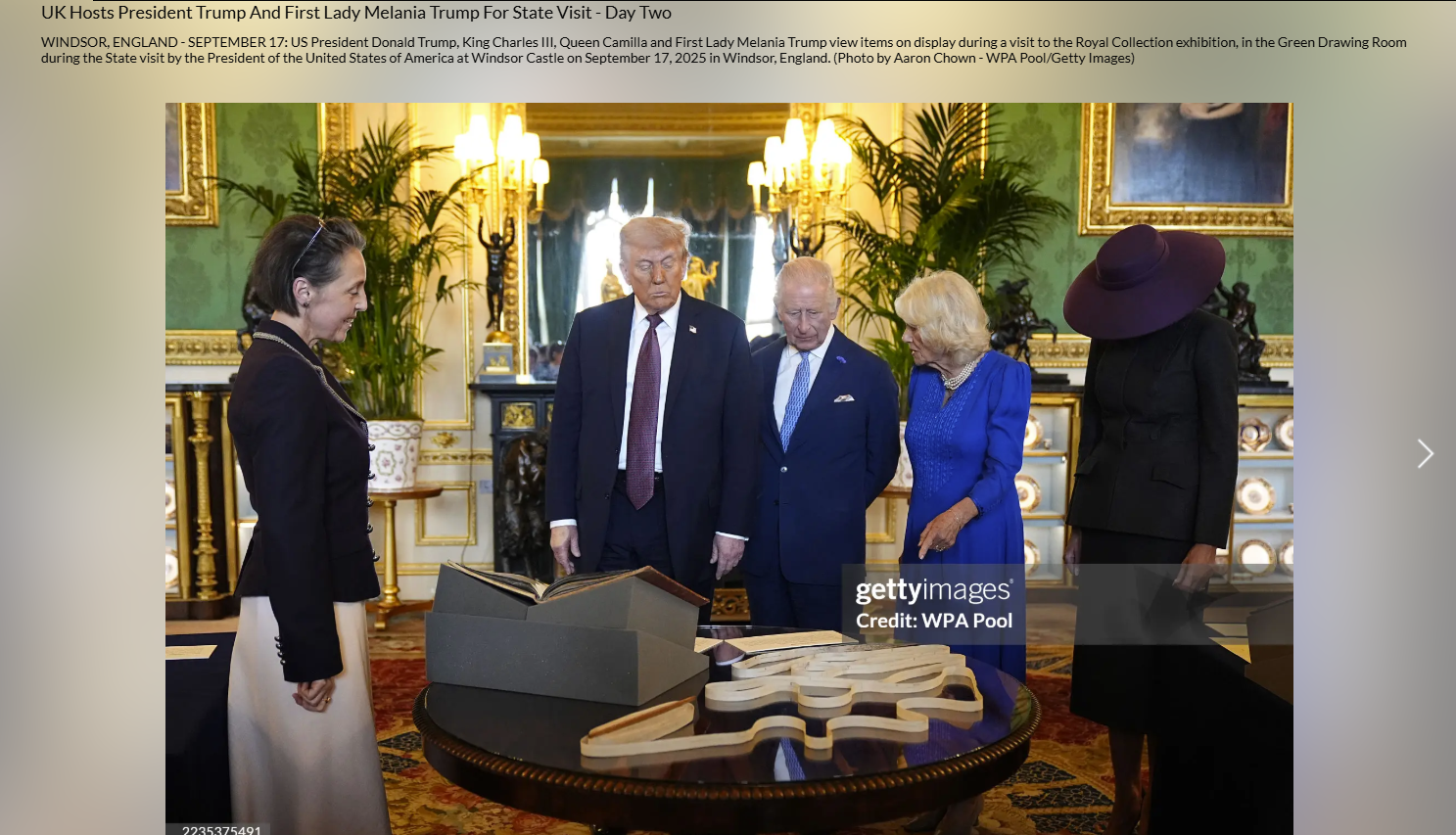 الصورة مؤرشفة في موقع وكالة غيتي ايماجيز في 17 ايلول 2025