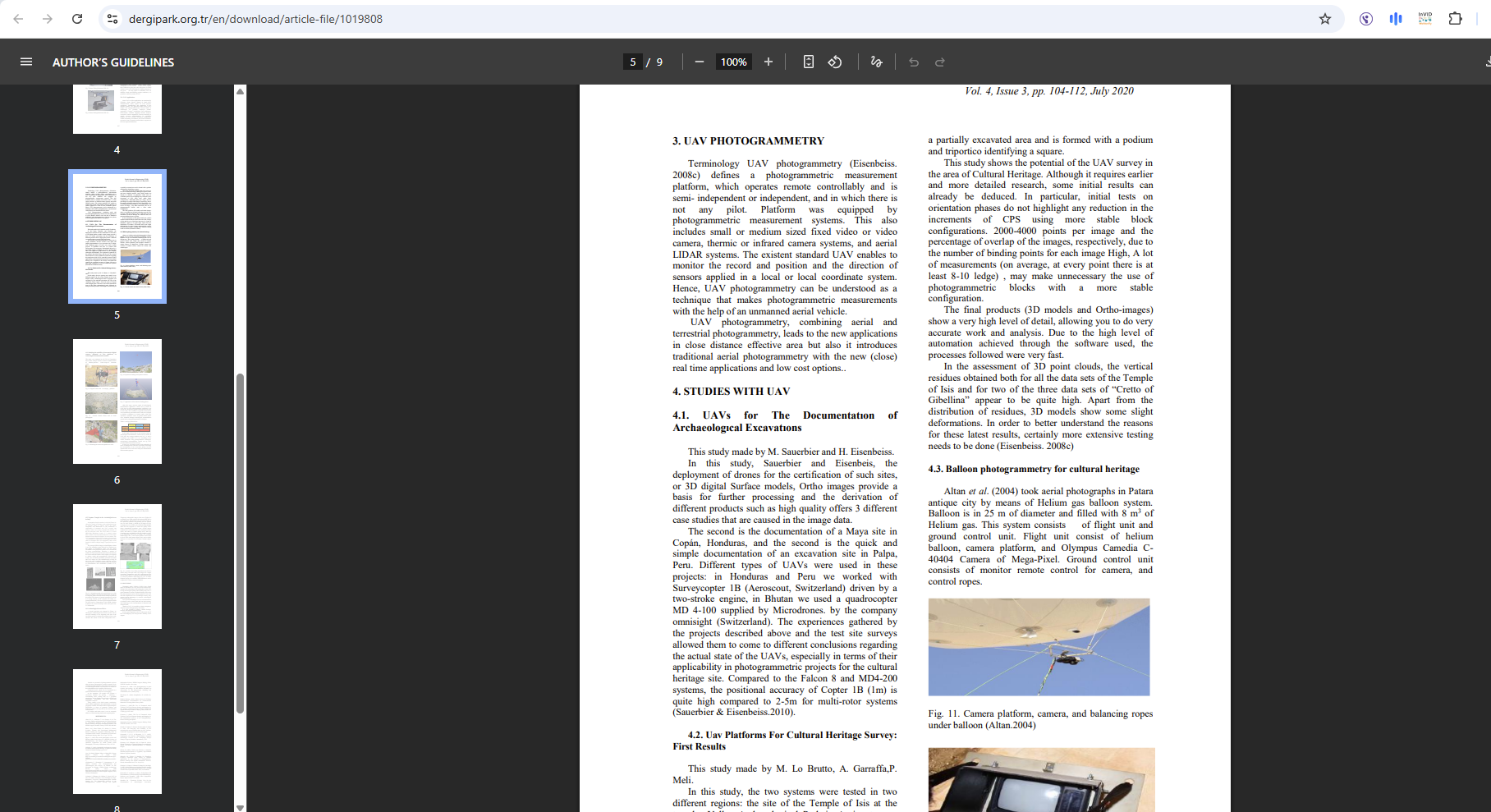 الصورة منشورة  في المجلة التركية للهندسة في عددها الصادر في تموز 2020