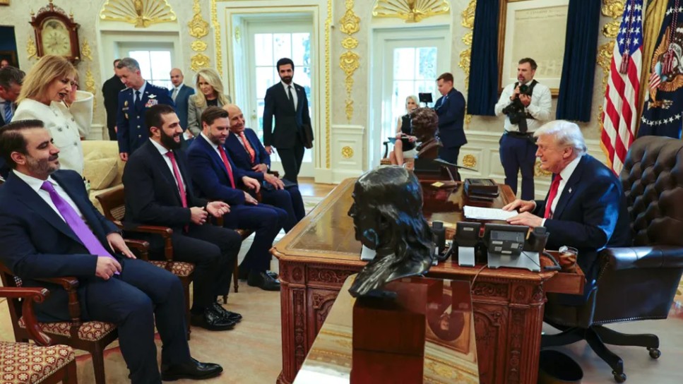 زيارة الشرع إلى واشنطن. (أ ف ب)