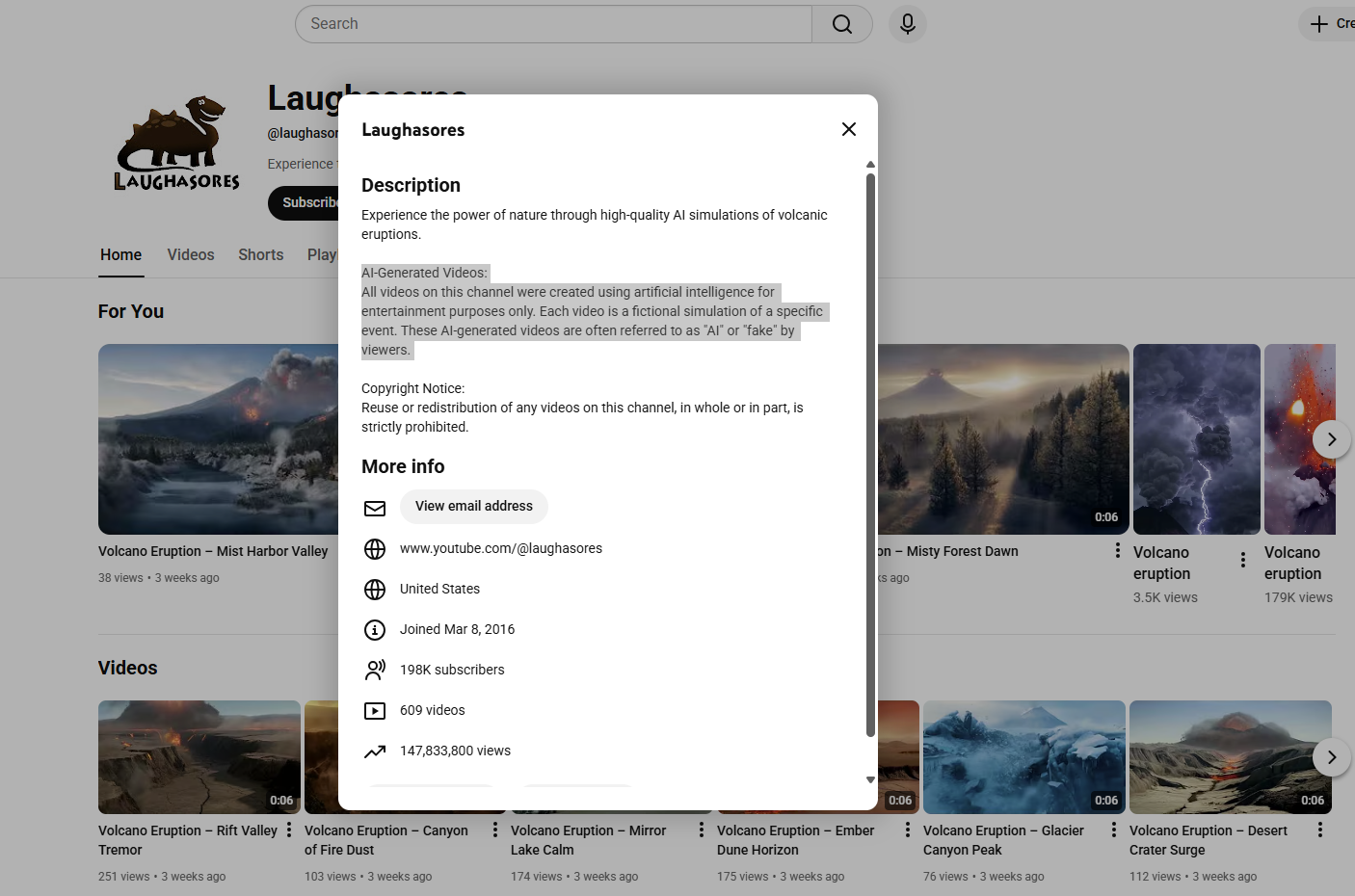 التعريف بحساب Laughasores@ في يوتيوب