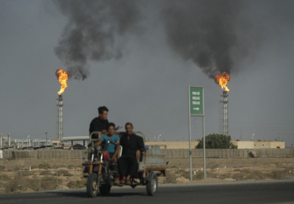 حقل نفط في العراق (أ ف ب).