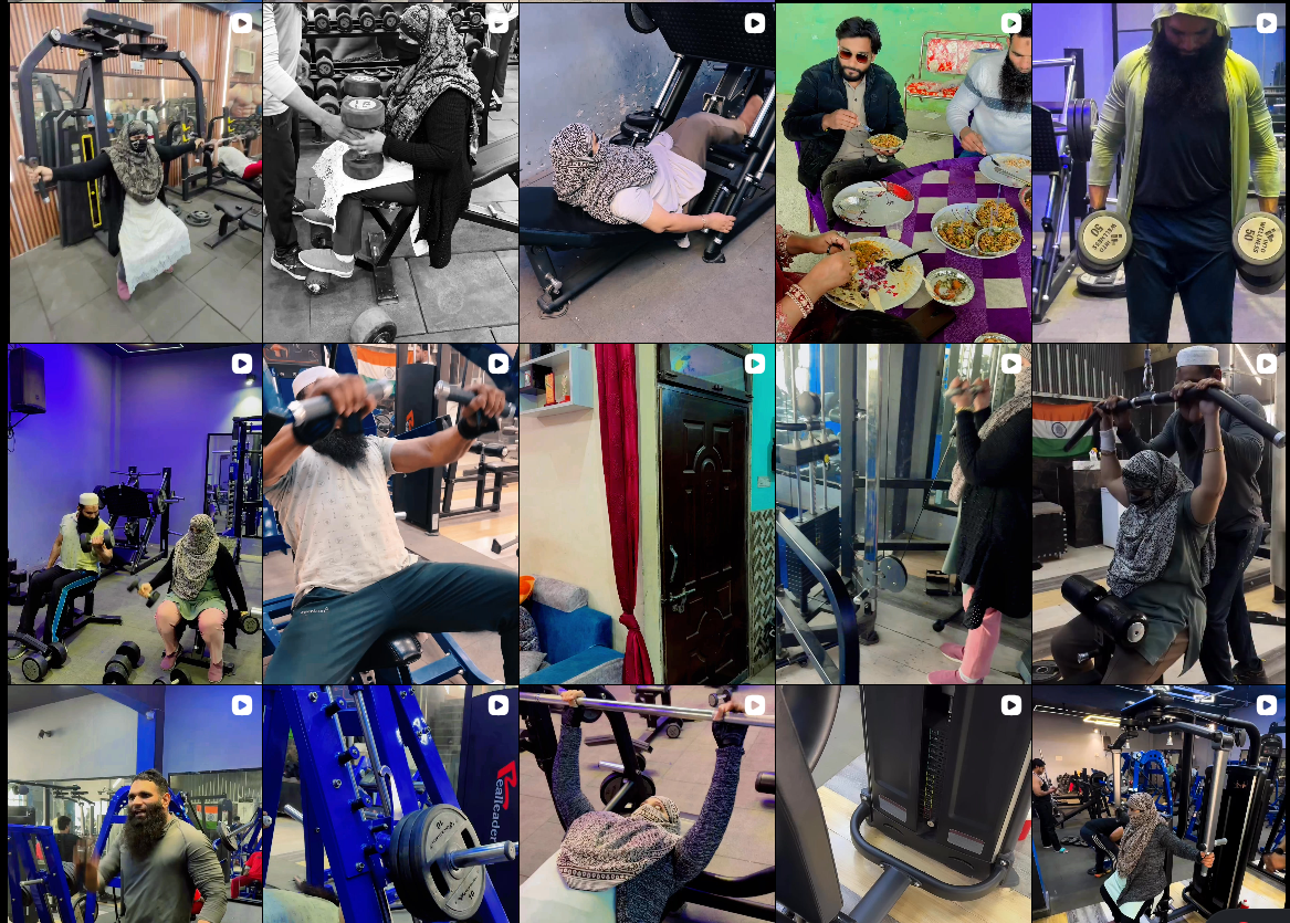 لقطة شاشة لمحتوى المدرّب نور (إنستغرام)