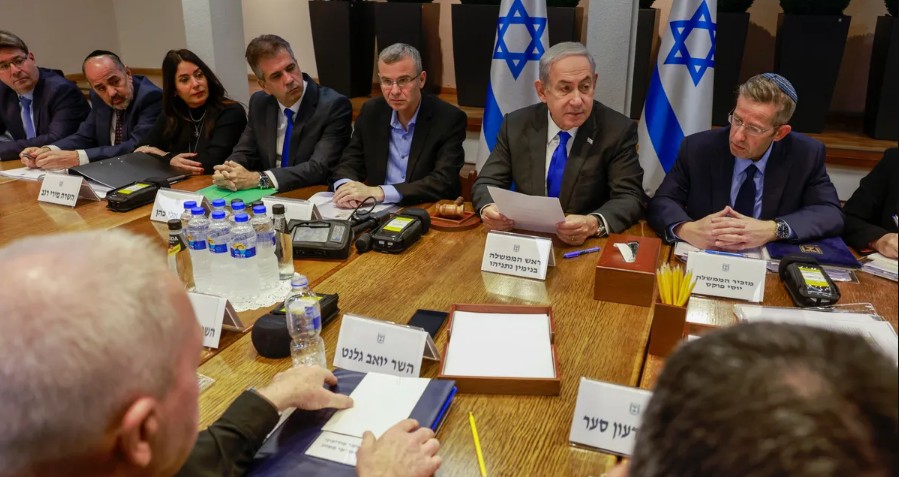 مجلس الوزراء الإسرائيلي (أ ف ب)