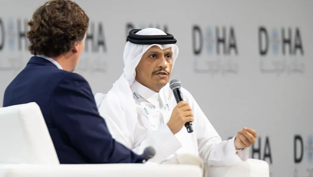 وزير خارجية قطر: ندعم الشعب الفلسطيني ولن نتحمّل تكلفة إعمار ما دمرته إسرائيل