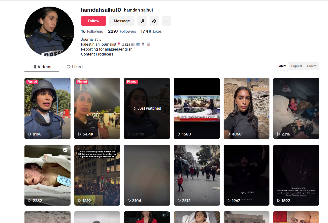 لقطة لحساب hamdahsalhut0@ في تيك توك