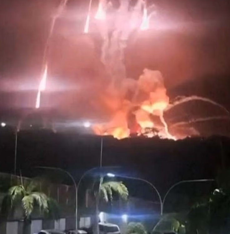 لحظة استهداف فنزويلا (مواقع)