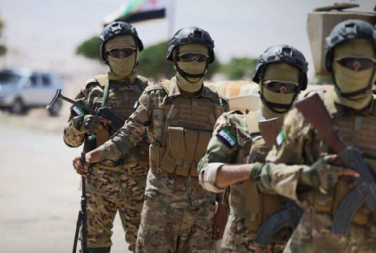 عناصر مم الجيش السوري (سانا).