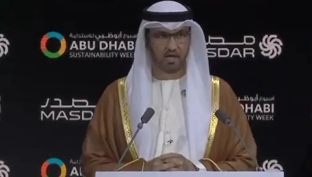 سلطان الجابر في الكلمة الافتتاحية لقمة أبو ظبي: الإمارات ممرّ إلى المستقبل