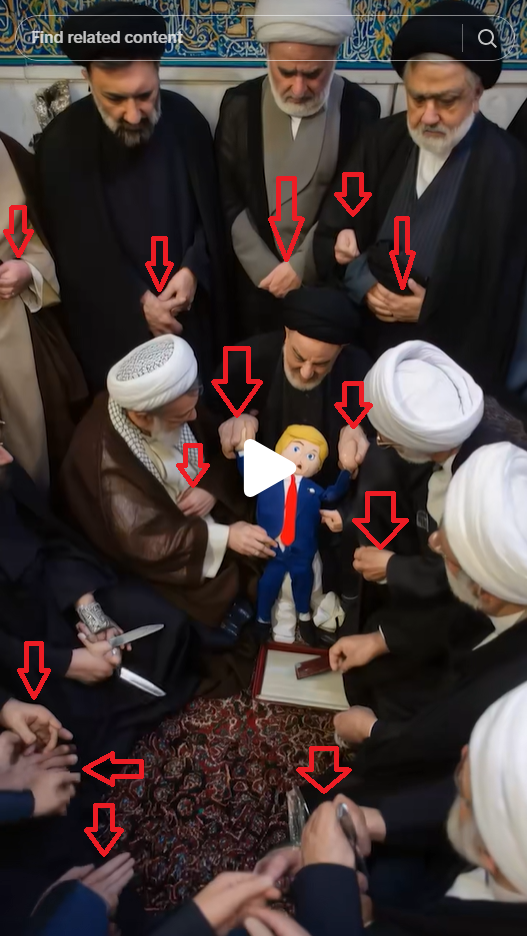 مؤشرات الى الذكاء الاصطناعي في لقطة من الفيديو