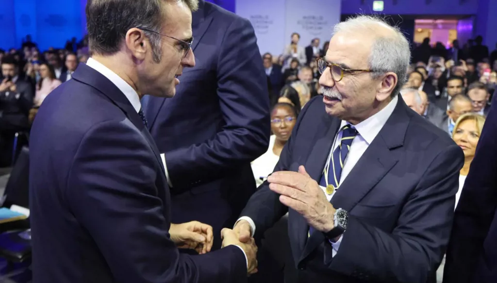 سلام وماكرون (أ ف ب)