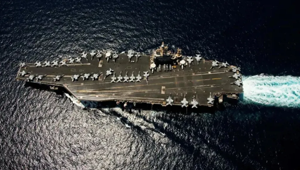 U.S. carrier Abraham Lincoln pulls back ahead of Iran talks in Turkey