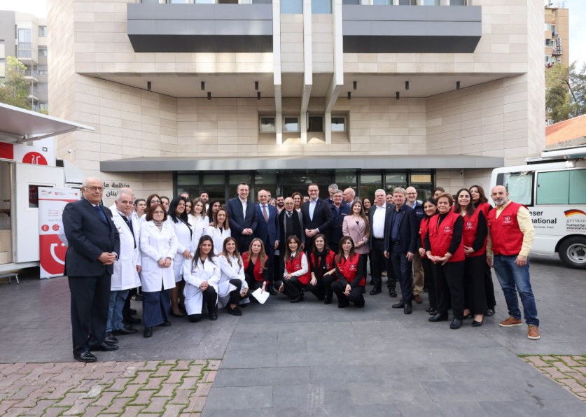 صورة من زيارة الوفد الألماني (منظمة مالطا).