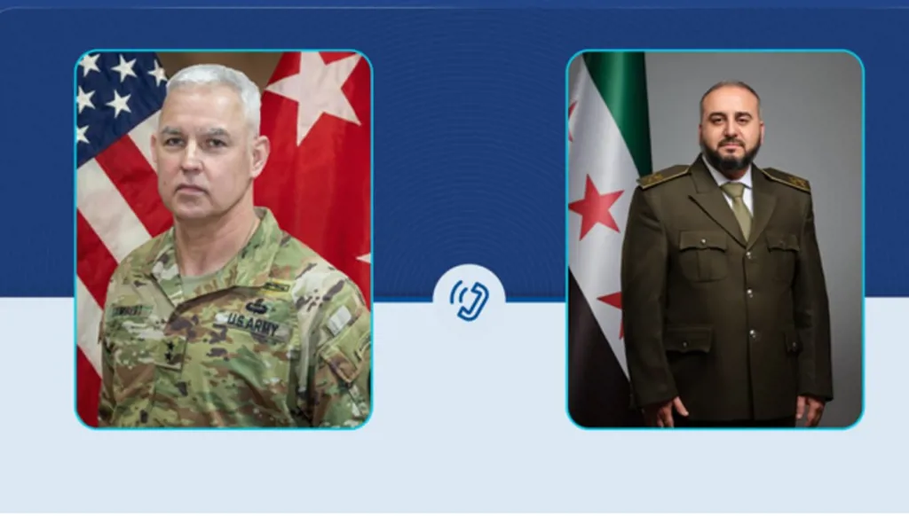 وزير الدفاع السوري يبحث مع قائد قوة "العزم الصلب" آلية استلام قاعدة التنف