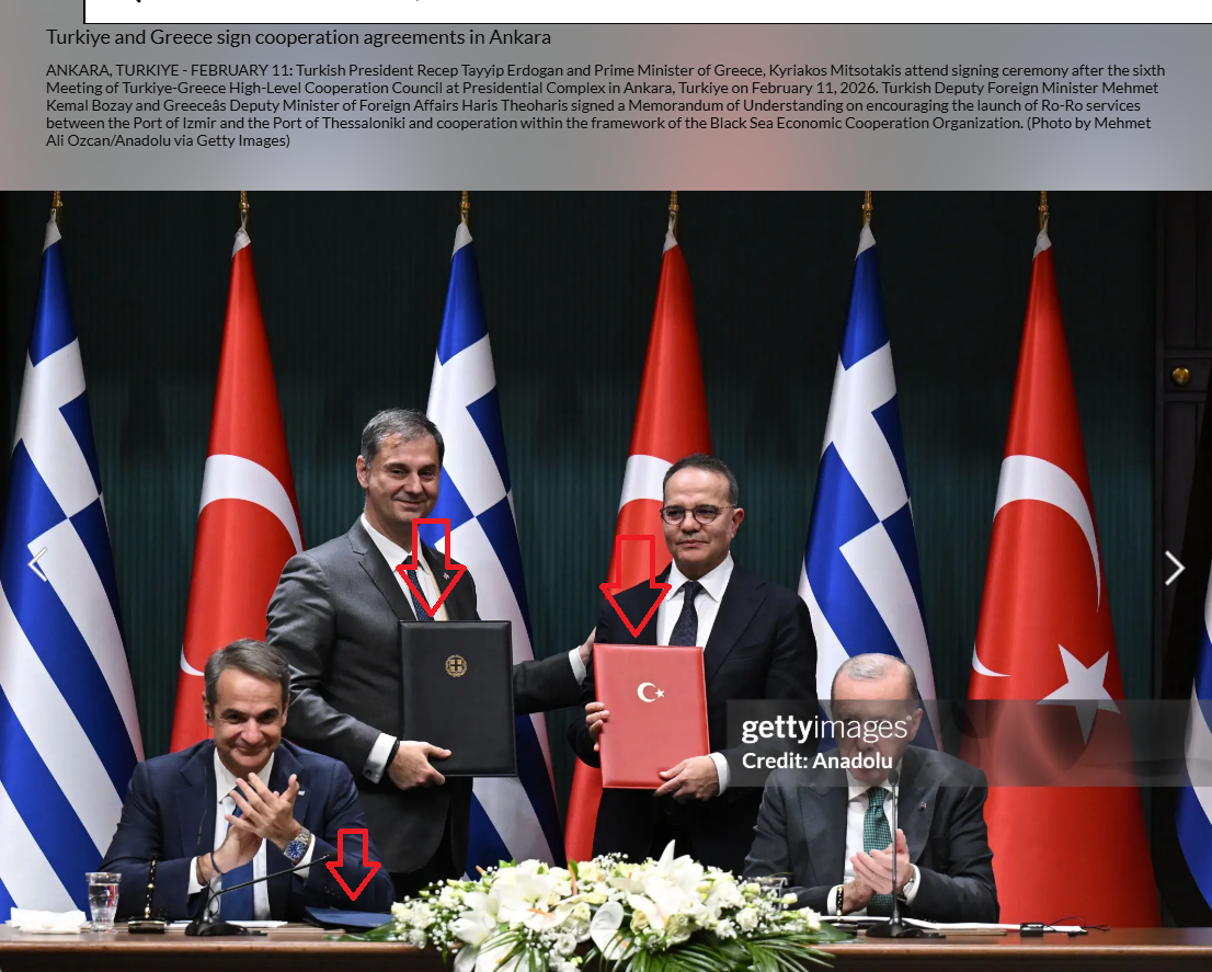 صورة للمؤتمر الصحافي نشرتها وكالة غيتي ايماجيز في 11 شباط 2026