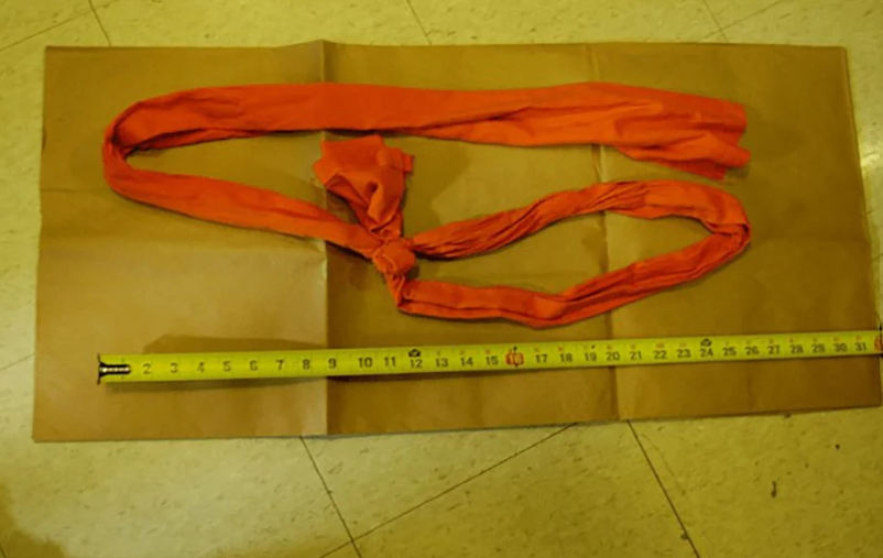 الحبل الذي يعتقد أن ابستين استخدمه لإنهاء حياته