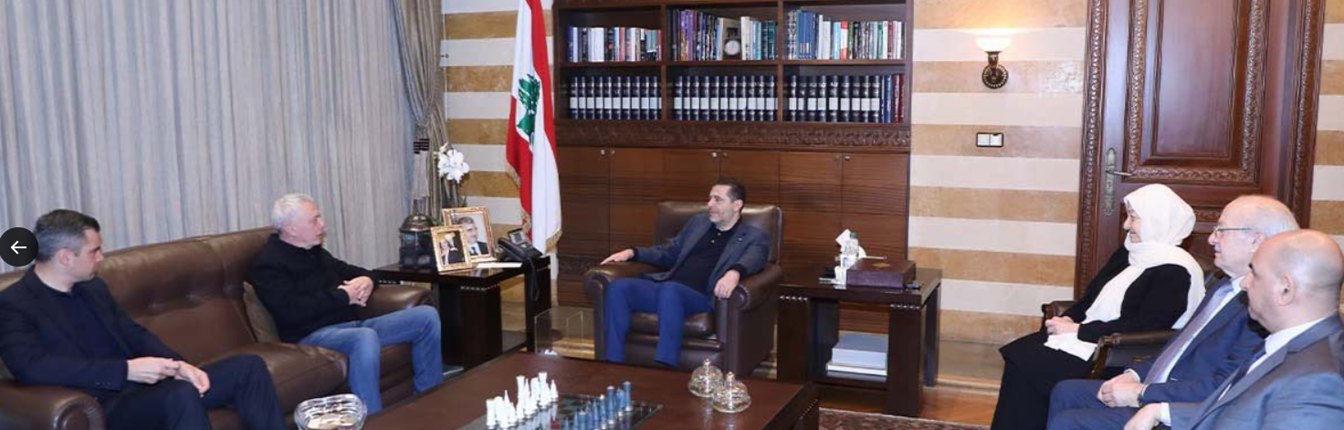 جانب من اللقاء في بيت الوسط (إكس)