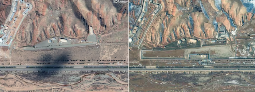 مواقع حساسة التقطت عبر الاقمار الصناعية في ايران (رويترز)