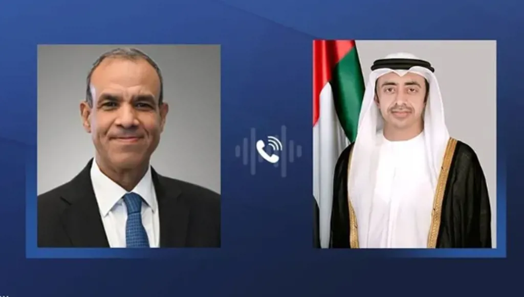 عبدالله بن زايد ووزير خارجية مصر يبحثان تعزيز الشراكة والتطورات الإقليمية